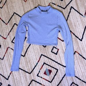 Cropped Knit Sweater